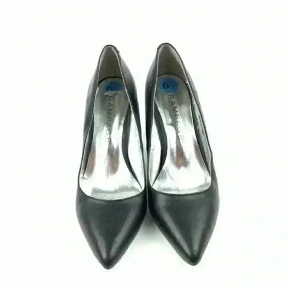 Rampage Heels Size 6 Veronica Black Stilettos - Picture 2 of 8
